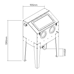 MACHINE DE SABLAGE 220L
