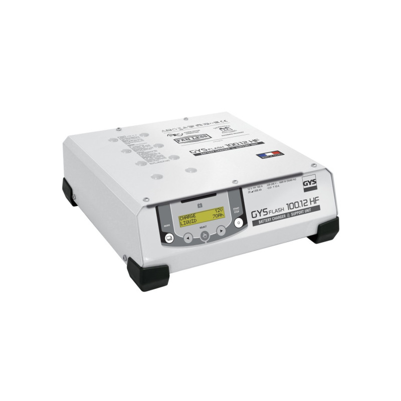 Chargeur De Batterie Gysflash 100.12 Hf (Cables 5,0M) Chargeur De Batterie Gysflash 100.12 Hf (Cables 5,0M)