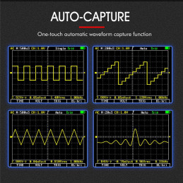 Oscilloscope 1MHz et multimètre numérique à plage automatique de 4000 points