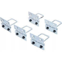 Jeu de crochets en U | pour système mural | 5 pcs.