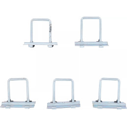 Jeu de crochets en U | pour système mural | 5 pcs.