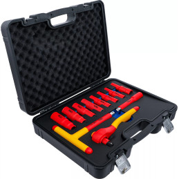 Jeu de douilles VDE | Empreinte 12,5 mm (1/2") | 10 - 24 mm | 11 pièces