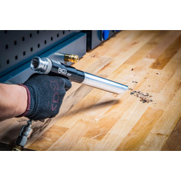 Pistolet à air comprimé aspirant et soufflant | réversible | 8 pièces
