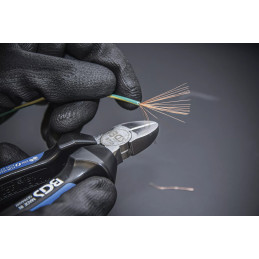 Pince coupante diagonale | pour fils durs | 160 mm