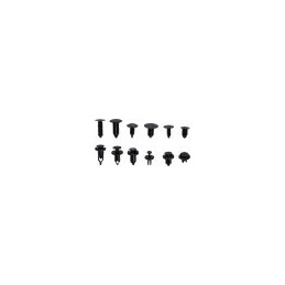 Assortiment de clips sapin plastiques | universels | 192 pièces