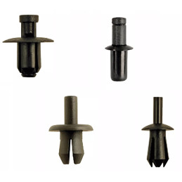 Assortiment de clips de fixation automobiles pour VW, Audi, Volvo, Chrysler, Ford & Mercedes-Benz | 350 pièces