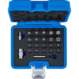 Jeu d’embouts | Profil TS (pour Torx Plus) | 23 pcs. 5 Pans