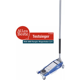 Cric rouleur | hydraulique | construction aluminium-acier | 2,5 t