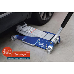 Cric rouleur | hydraulique | construction aluminium-acier | 2,5 t