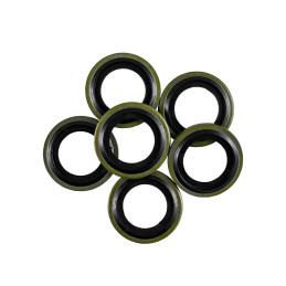 JOINT AVEC LEVRE CAOUCHOUC 12MM DIAMÈTRE ( 100PCS)