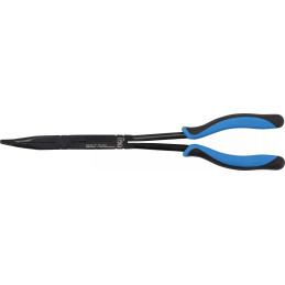 Pince à double articulation| pointe coudée | 350 mm