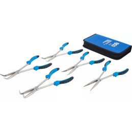 Jeu de pinces à bec long | 290 mm | 5 pièces