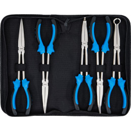 Jeu de pinces à bec long | 290 mm | 5 pièces