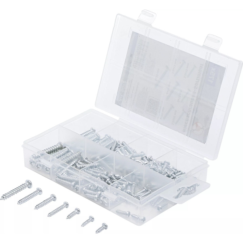 Assortiment de vis à tôle | 175 pièces Assortiment de vis à tôle | 175 pièces