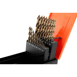 HSSE/Co5 TurboCentrix Coffret de forets (incréments de 0,5 mm) 1 - 10 mm