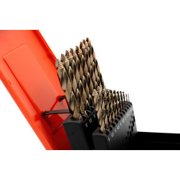 HSSE/Co5 TurboCentrix Coffret de forets (incréments de 0,5 mm) 1 - 10 mm
