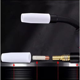 Kits 3 pièces revêtement antiadhésif pour torche Mig 0.8mm