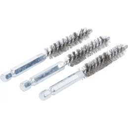 Brosse en acier | 10 mm | 6,3 mm (1/4") | 3 pièces