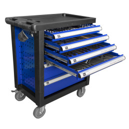 SERVANTE D'OUTILS 6 TIROIRS - BLEU