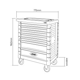 SERVANTE D'OUTILS 7 TIROIRS