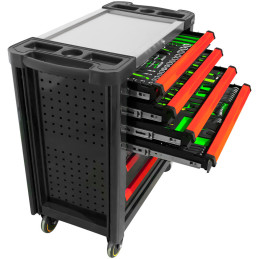 SERVANTE À ROULEAUX XL AVEC 7 TIROIRS -