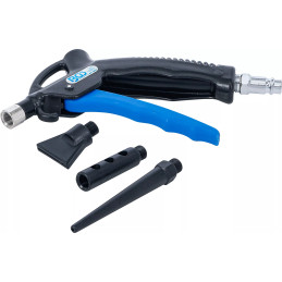 Soufflette à air comprimé | avec 3 buses