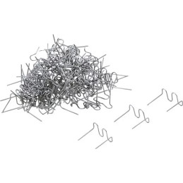 Jeu d’agrafes de réparation | forme ondulée | 0,6 mm | 100 pièces