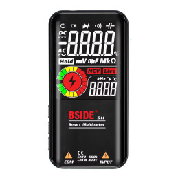 Multimètre numérique intelligent, affichage LCD couleur 9999,condensateur de tension