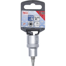 Douille à embouts | 12,5 mm (1/2") | profil T (pour Torx) T30