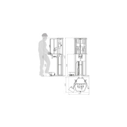 COMPRESSEUR À RESSORT HÉLICOÏDAL PNEUMATIQUE 2.5T