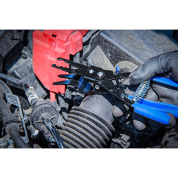 Pince écarte-tuyaux | avec blocage | 202 mm