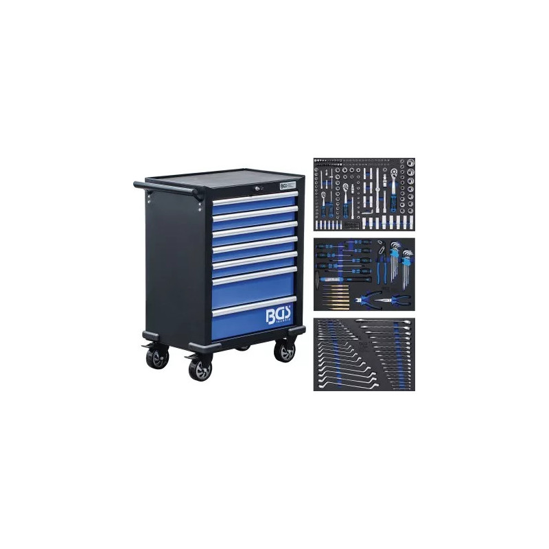 Servante d'atelier | 7 tiroirs | avec 263 outils