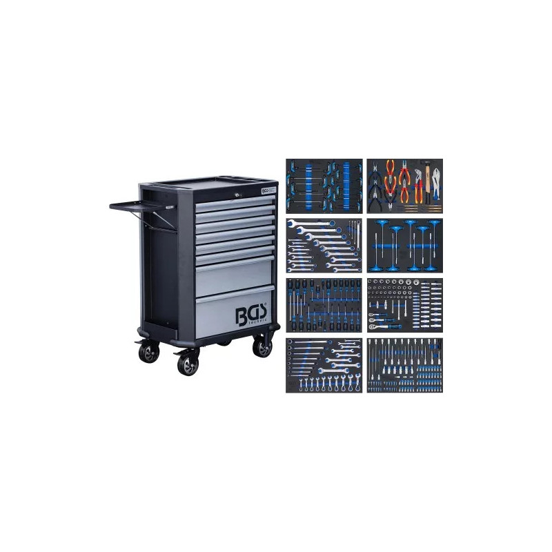 Servante d'atelier | 8 tiroirs | avec 299 outils