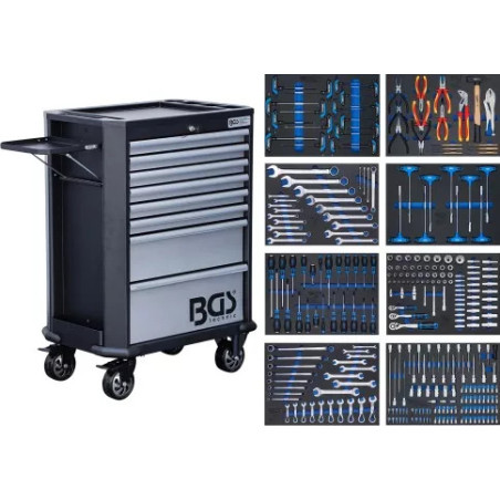 Servante d'atelier | 8 tiroirs | avec 299 outils