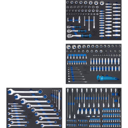 Servante d'atelier | 8 tiroirs | avec 296 outils