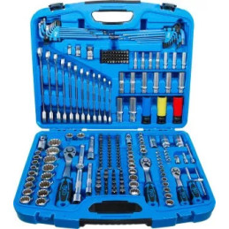 Coffret de Douilles Gear Lock | 6,3 mm (1/4") / 10 mm (3/8") / 12,5 mm (1/2") | 218 pièces