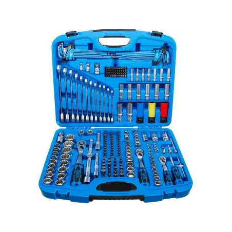 Coffret de Douilles Gear Lock | 6,3 mm (1/4") / 10 mm (3/8") / 12,5 mm (1/2") | 218 pièces