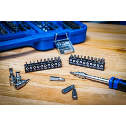 Coffret de Douilles Gear Lock | 6,3 mm (1/4") / 10 mm (3/8") / 12,5 mm (1/2") | 218 pièces