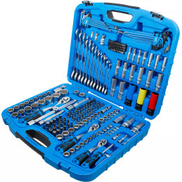Coffret de Douilles Gear Lock | 6,3 mm (1/4") / 10 mm (3/8") / 12,5 mm (1/2") | 218 pièces