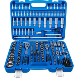 Jeu de douilles à six pans | 6,3 mm (1/4") / 10 mm (3/8") / 12,5 mm (1/2") | 192 pièces