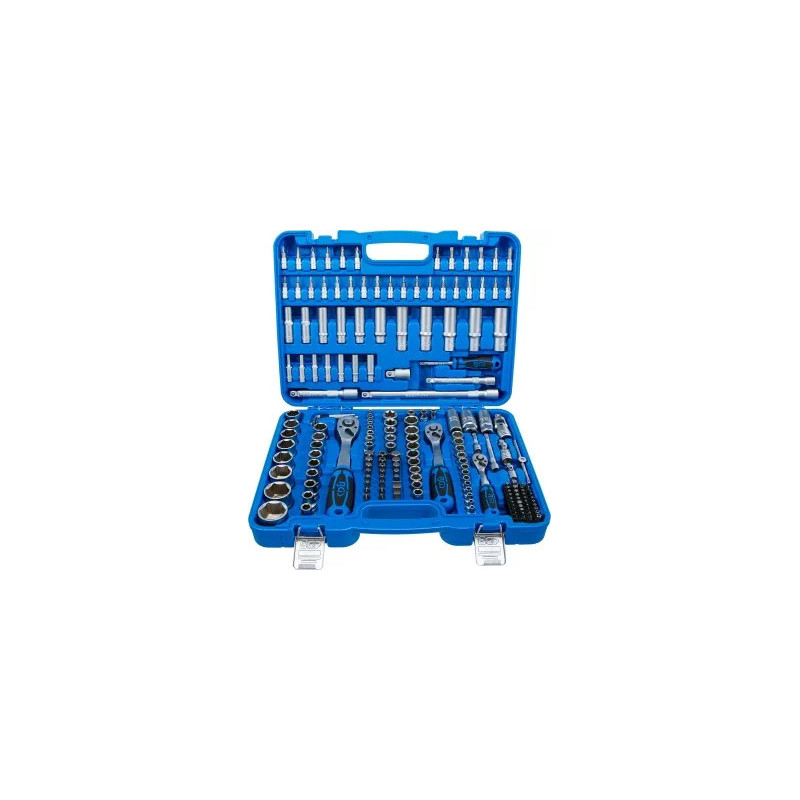 Jeu de douilles à six pans | 6,3 mm (1/4") / 10 mm (3/8") / 12,5 mm (1/2") | 192 pièces
