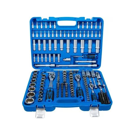Jeu de douilles à six pans | 6,3 mm (1/4") / 10 mm (3/8") / 12,5 mm (1/2") | 192 pièces
