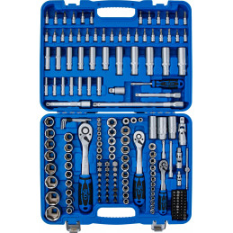 Jeu de douilles à six pans | 6,3 mm (1/4") / 10 mm (3/8") / 12,5 mm (1/2") | 192 pièces