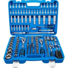 Jeu de douilles à six pans | 6,3 mm (1/4") / 10 mm (3/8") / 12,5 mm (1/2") | en pouce | 192 pièces