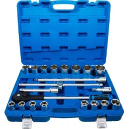 Coffret de douilles | 20 mm (3/4") | 21 pièces