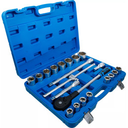 Coffret de douilles | 20 mm (3/4") | 21 pièces