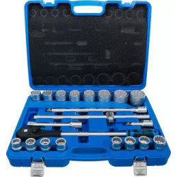 Coffret de douilles douze pans | 20 mm (3/4") | 21 pièces