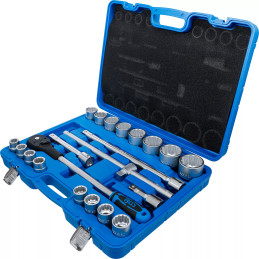 Coffret de douilles douze pans | 20 mm (3/4") | 21 pièces