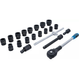 Coffret jeu douilles à choc | 20 mm (3/4) | 21 pièces