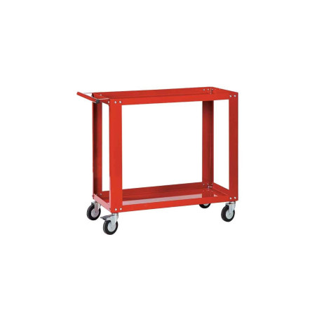 Desserte d'atelier mobile, 2 étages - Capacité 240 kg